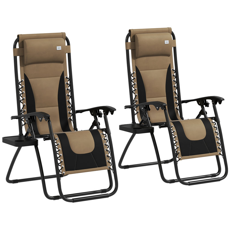 Outdoor Lounge Chair, Brown