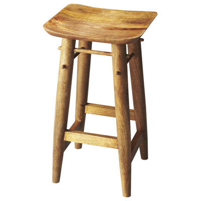 Abequa Solid Wood Counter Stool