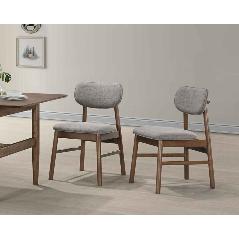 Ensemble de salle à manger moderne avec chaises incurvées 7 pièces Hudson, 7 pièces : table, 6 chaises