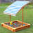 Sunside Sails Winslow 46.5'' x 46.5'' Solid Wood Sandbox