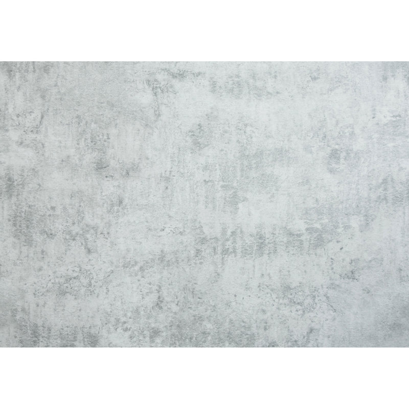 Table basse rectangulaire en stratifié gris, assortie de détails en métal, table spacieuse, stratifié et base