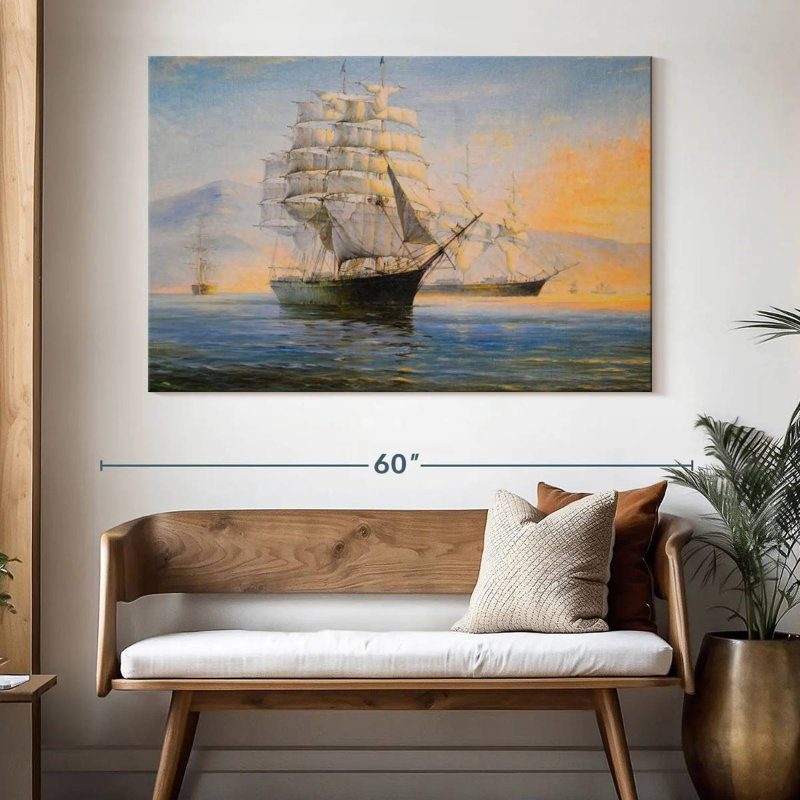 Aletra Ship, 34" H x 51" W