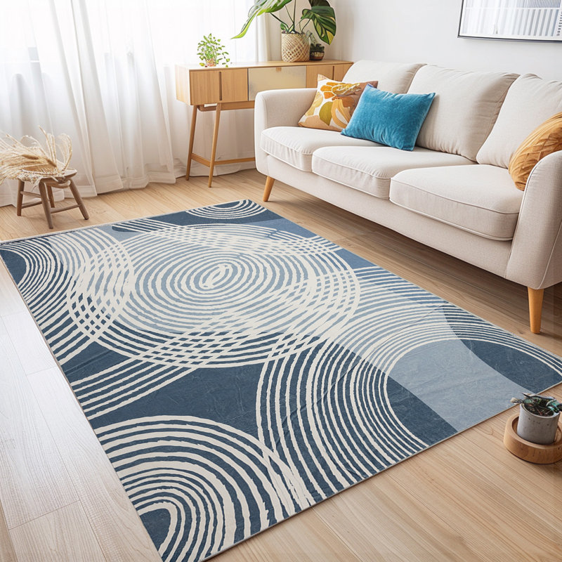 Tapis en tissu Machine Washabl, Rectangle 6 pi x 9 pi