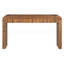 Console rustique avec façade de tiroir cannelée-310191826