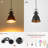 Alekto 1 - Light 6.5" Kitchen Island Retro Industrial Farmhouse Pendant