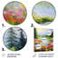 Fleur rose, rivière dans la forêt I - Fleurs, salon d'art mural-1132875184-1132875190