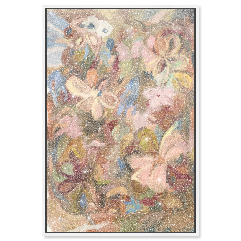 Moving Eden II Print by Oliver Gal, 25"H x 17"W, White Floater Frame