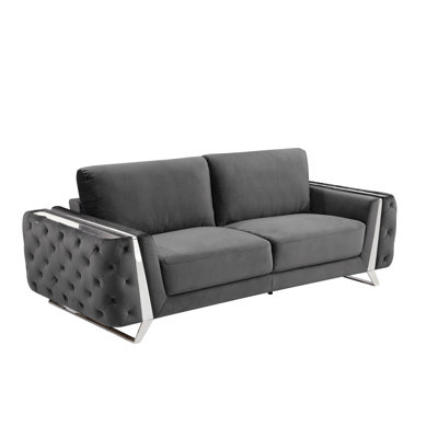 90'' Velvet Sofa