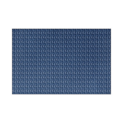 Grand tapis moderne 8 x 10 pour salon, tapis à poils courts doux sans perte de poils, tapis décoratif tressé imprimé, facile à nettoyer, pour la salle à manger, la chambre de bébé, la chambre à coucher, bleu