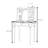 Modern Small Simple White Dressing Table