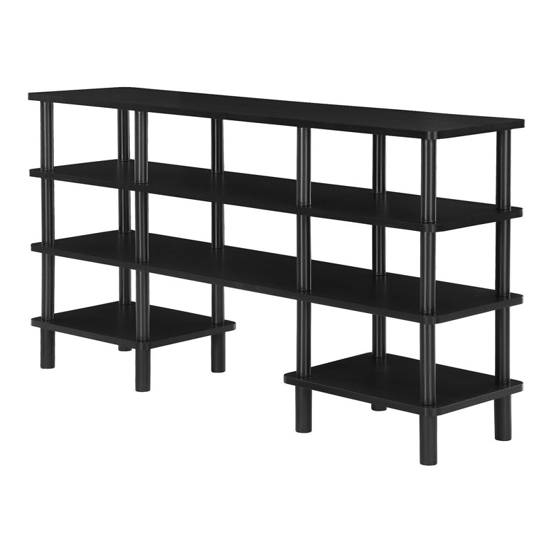Bundinie Hill 64.8cm H x 119.9cm W Etagere Bookcase, Espresso
