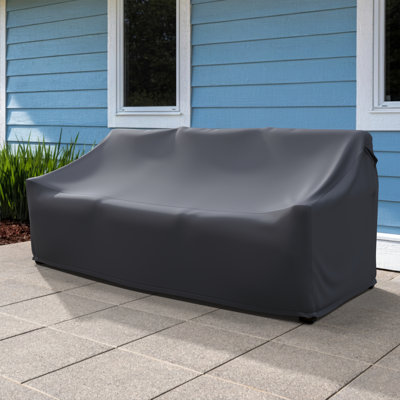 Outdoor Wicker Patio 3-Seater Sofa Cover