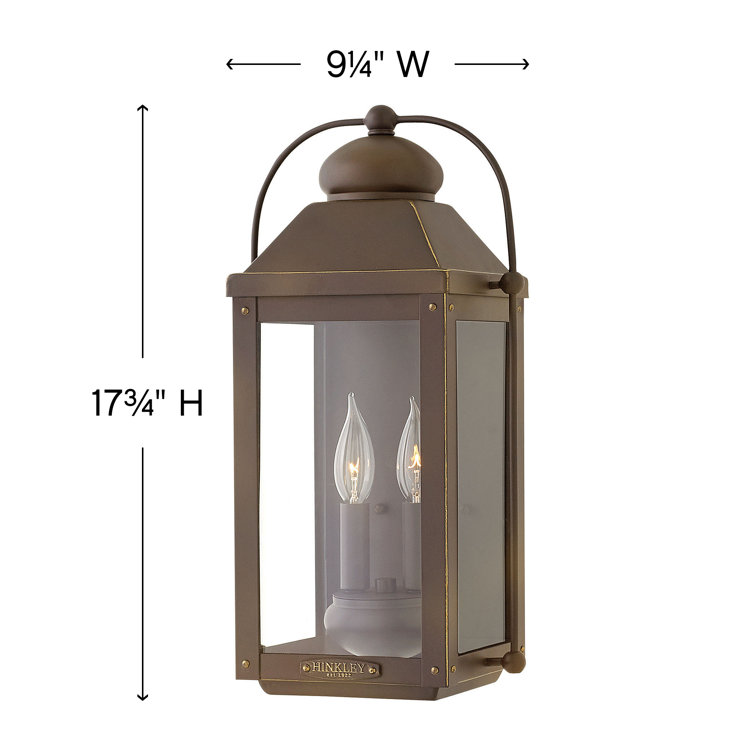 Anchorage Outdoor Wall Mount Carriage Lantern