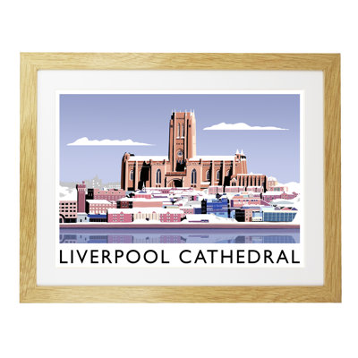 Liverpool Cathedral in Snow 1 Piece Wall Art