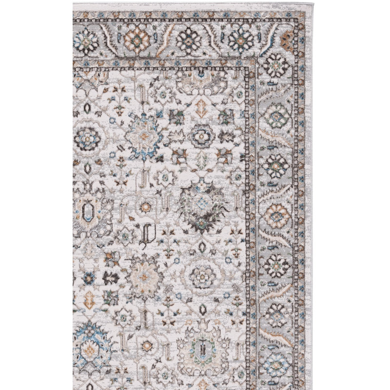 Cabeza Oriental Beige/Grey Area Rug, Rectangle 9' x 12'
