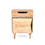 Table de chevet en bois naturel