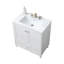 Ensemble de meuble-lavabo simple 30 po blanc moderne