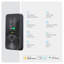 PIN Genie Pro Gen 3 Deadbolt Edition with physical keys, Matte Black-139009346