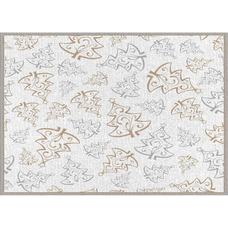 Abstract Indoor Rug, Rectangle 5' x 7'