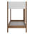 Bunk Bed Frame With Ladder, Safety Guardrails, Upholstered Headboard/Footboard