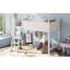 Lits peu encombrants avec rangement, lit mezzanine simple en bois, chambre à coucher moderne