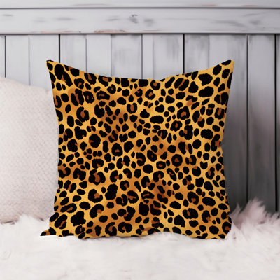 Animals Leopard Pattern - XVII Modern Throw Pillow Cover