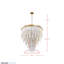 Lafayette 13-Light Dimmable Crystal Chandelier