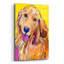 «Molly» par Pat Saunders-Art mural en verre acrylique blanc, 12 po x 16 po