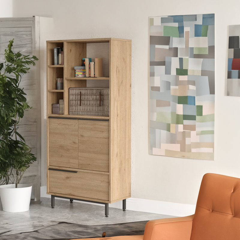 64'' Kitchen Pantry, Brown