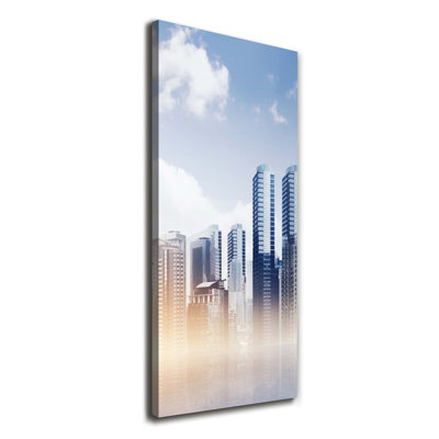 Skyscrapers - Wrapped Canvas Print