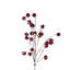 Jingle Bell Sprays avec branche - ensemble de 12 - rouge