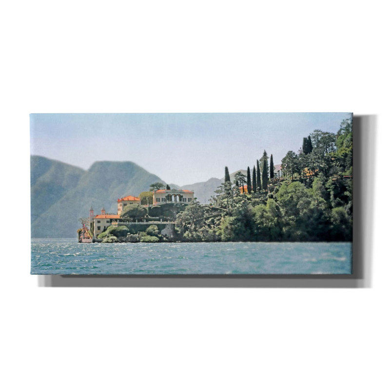 «Villa Del Balbianello» par Brooke T. Ryan, H 30 po x l 60 po x P 1,5 po