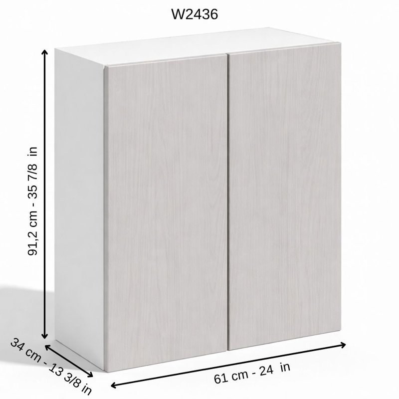 Armoire murale à deux portes W2436