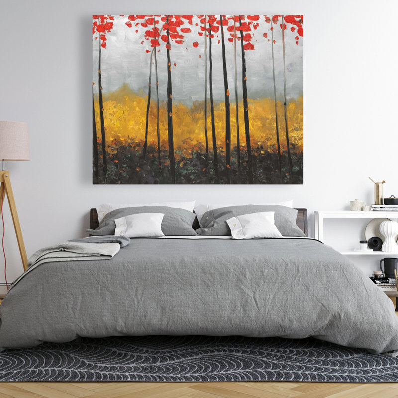 Paysage abstrait - Toile de paysages d'arbres pour la décoration intérieure