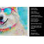 Serviette de cuisine Samoyed Hippie Dawg