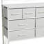 Scandinavian White Iron & Wood 8-Drawer Sideboard-65703840