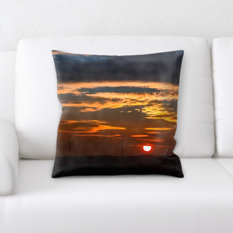 Coussin coucher de soleil