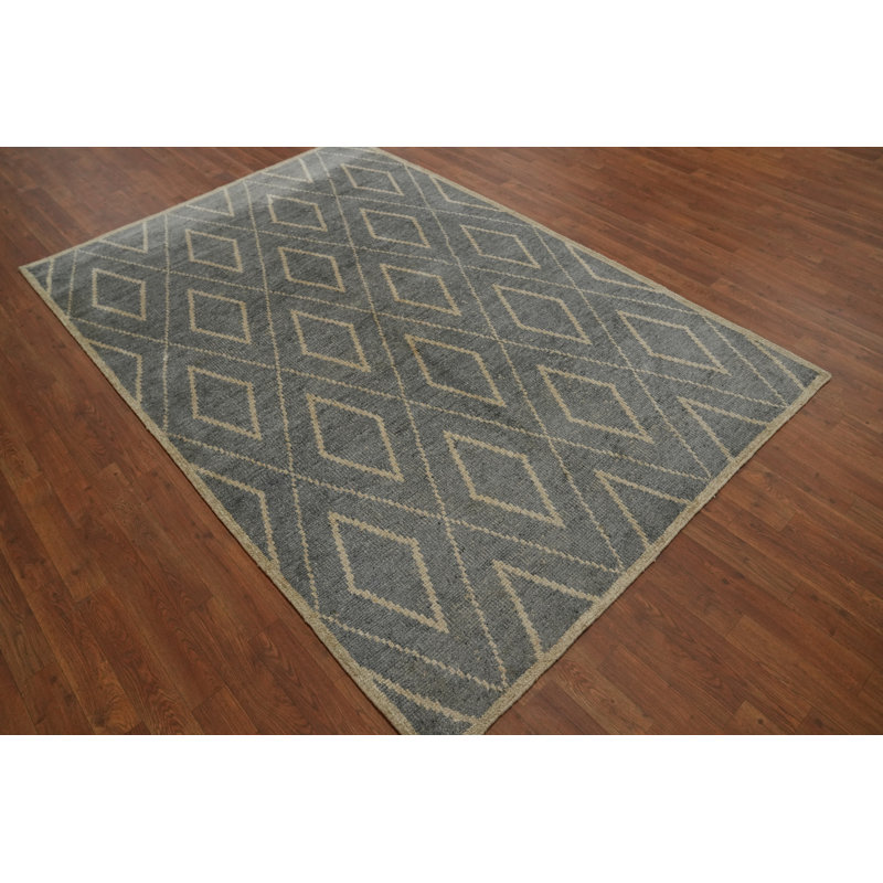 Tapis géométrique de salon marocain 5 x 8