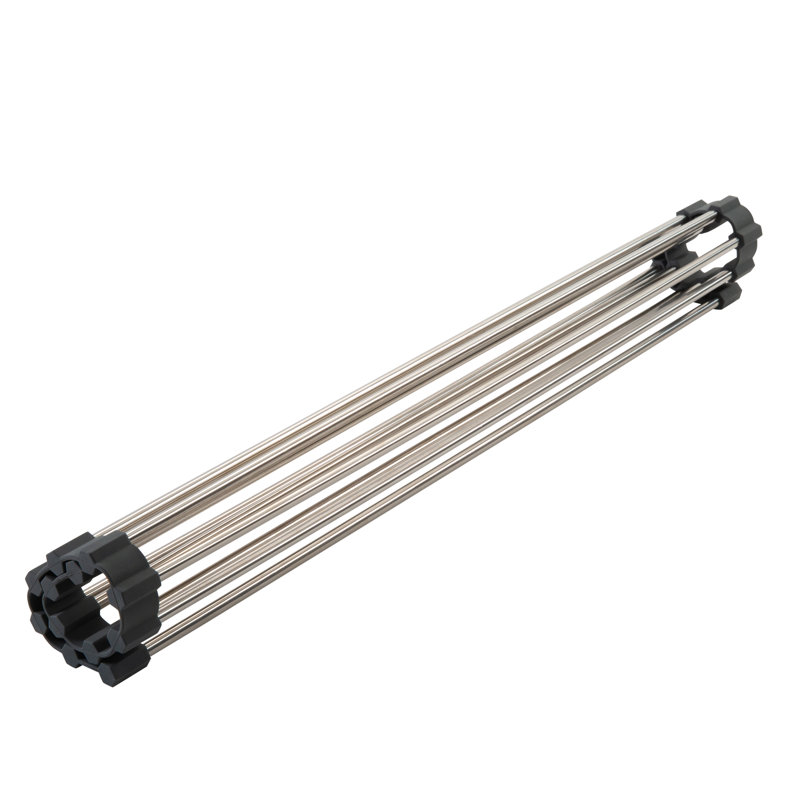 Gray Stainless Steel Roll Up Over Sink Drying Rack