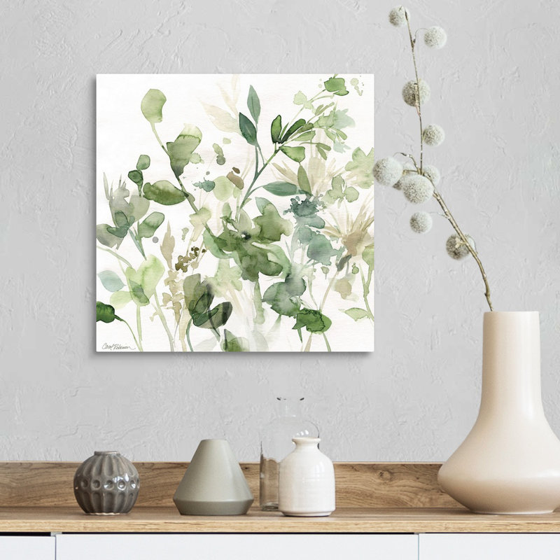 «Sage Garden I», reproduction d'art sur toile, Toile tendue, H 16 po x l 16 po x P 1,25 po
