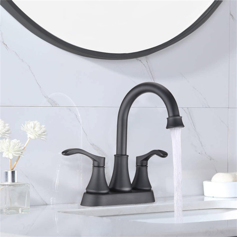 Robinet de lavabo de salle de bain à 2 poignées