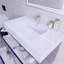 Ensemble de meuble-lavabo mural simple 35 po Babajide-1637767456