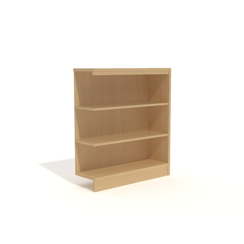 Bibliothèque standard Durecon, Chêne naturel, (Trois tablettes) H 48 po x l 36 po x P 24 po
