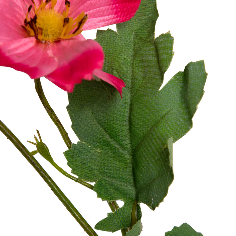 Sprays floraux artificiels Cosmos - 31 po - rose vif - ensemble de 6