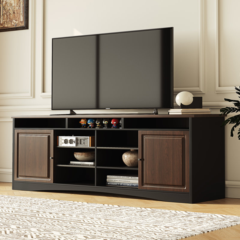 78'' Tv Stand Console For Tvs Up To 85" With Storage Cabinet
