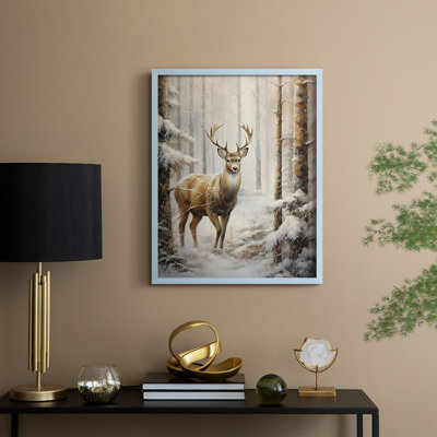 «Christmas Holiday Art» DCLxxix, reproduction d'art encadrée - bois massif