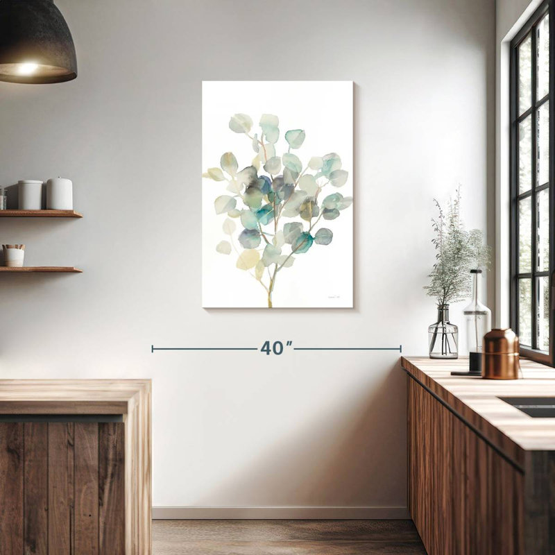 Harnek Eucalyptus White I, 36" H x 24" W