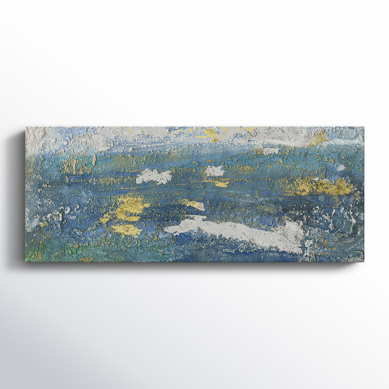 «Sparkling Sea II», toile tendue avec châssis, H 8 po x l 20 po x P 1,5 po