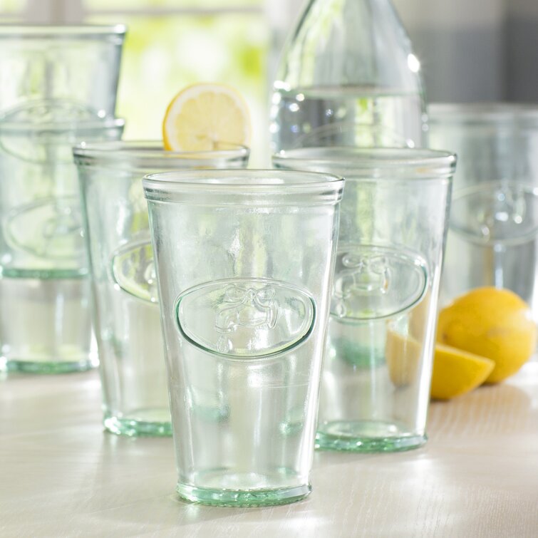 Gracie Oaks Washer 16 - Piece Glass Drinking Glass Assorted Glassware Set &  Reviews