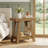 23.6" Farmhouse Wooden End Table Set, Side Table Nightstand with Storage Shelf for Living Room & Bedroom-135384166